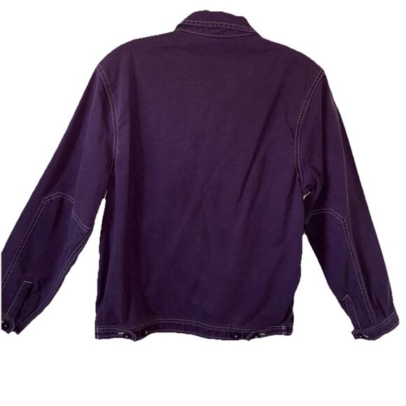 Dickies Mens Jacket Purple Size Small Great Condition White Stitching Pockets - Picture 8 of 10